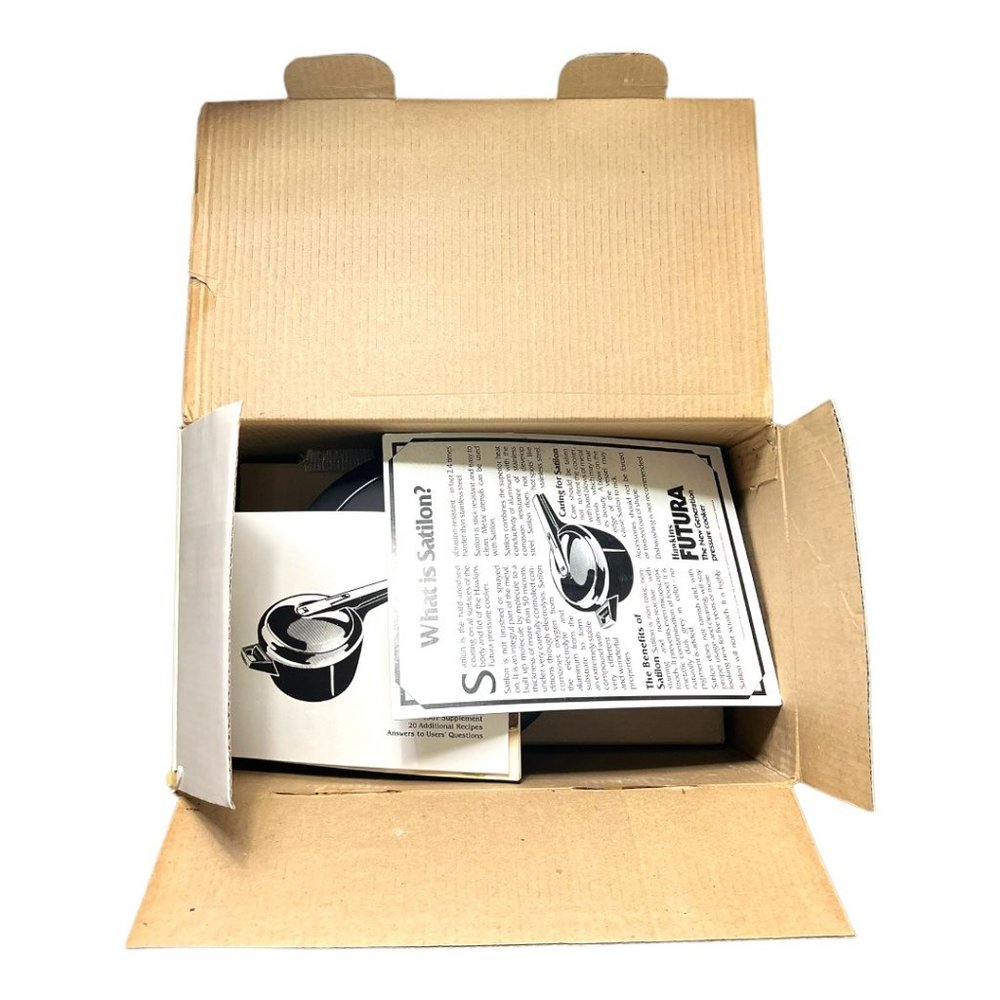 HAWKINS FUTURA THE NEW GENERATION PRESSURE COOKER 5¼ QT/5 L ANODIZED ALUNIMUM - Picture 14 of 14